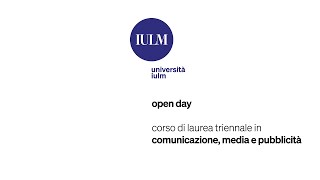 Open Day Triennali  Comunicazione media e pubblicità [upl. by Dennison]