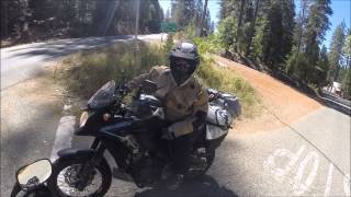 Rally Raid CB500X Adventure US Prototype ride with Harold of Giant Loop [upl. by Tnelc]