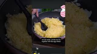 easy chinese fried rice recipe only takes 15 minutesshortsviralvideoviralshortsegg veggies🎉😋 [upl. by Hahnert982]