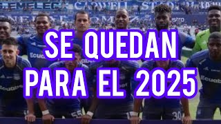 LOS QUE SE QUEDARÍAN EN EMELEC 2025 [upl. by Neerom]