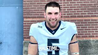 FB Noah Martin postgame at Chattanooga 111624 [upl. by Gayn]