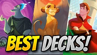 BEST NEW META DECKS  EUROPEAN CHAMPIONSHIPS  DISNEY LORCANA [upl. by Pavia]