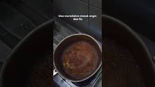 Khasiat air jahe amp gula merah jahe gulamerah dapur herbal obatalami shorts short shortvideo [upl. by Ynettirb]