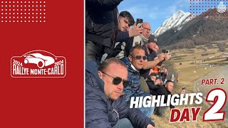 Rallye MonteCarlo 2024  Highlights Day 2 Afternoon [upl. by Sidoeht]