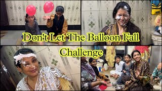 Balloon Should Not Fall Down Game Challenge  Balloon Game Challenge  youtubegame gamechallenge [upl. by Trilly133]