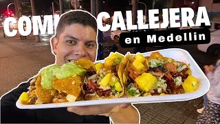 Tour de COMIDA CALLEJERA en MEDELLIN [upl. by Christian866]