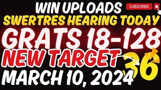 SWERTRES HEARING TODAY NEW TARGET MARCH 10 2024  WIN UPLOADS [upl. by Lorianne]