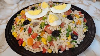 سلاطة برغل صحية وبنينة 🤤 salade borghol [upl. by Evanthe830]