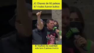 JC Chavez de sus 90 peleas peleó con 87 bultos boxing [upl. by Aihsened]