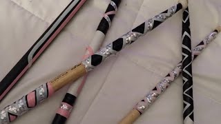 HBCU style stick taping tutorial How To Drumline snare sticks Electric Tape For Beginners [upl. by Yerhpmuh]