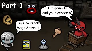 Attempting to reach Mega Satan as Tainted Lost  The binding of Isaac Repentance [upl. by Alyhc]