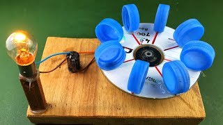 Electric Power Free Energy Generator With DC Motor 100 New Experiment Science Project at Home [upl. by Herstein]