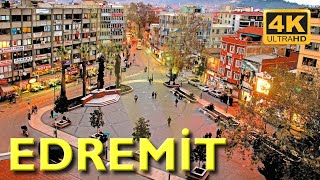 Edremit Walking Tour 4K UHD 50fps  Balıkesir Edremit city center walk [upl. by Nitsid]