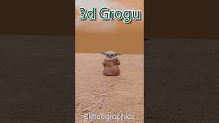 3d animation Grogu this is the way he dances starwars grogu [upl. by Pathe]