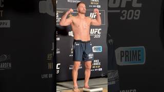 🇭🇷👨‍🚒 STIPE MIOCIC OFFICIAL WEIGH IN UFC 309 [upl. by Aynwad]