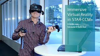 Immersive Virtual Reality in Simcenter STARCCM [upl. by Nelyag818]