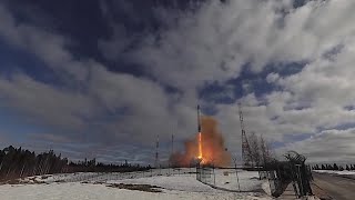 Russia Says Test of New Sarmat ICBM ‘Successful’ [upl. by Eanal916]