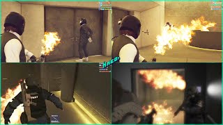 HOA Almost Wipes the SWAT Using Flamethrower on Casino Vault  Nopixel 30 [upl. by Ziana]