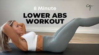 Lower Abs Workout  8 Minutes at Home [upl. by Neleb]