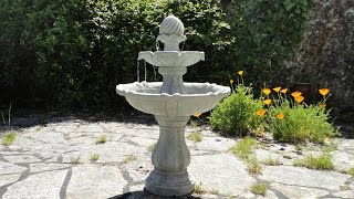 Blumfeldt Solar Birdbath Fountain [upl. by Nason]