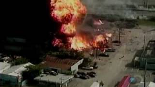 Oxyacetilene canister plant in texas blowing up [upl. by Harima]