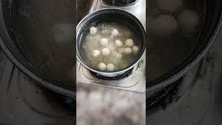 Proses membuat pentol bakso dapur uning prosepembuatanpentol [upl. by Hermann293]