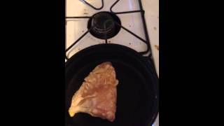 Maillard Reaction while cooking chicken [upl. by Eadrahc]