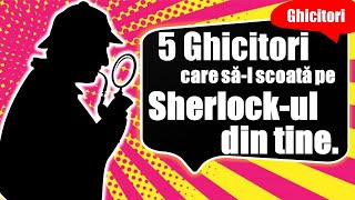 Rezolva crima 5 ghicitori care sal scoata pe Sherlockul din tine [upl. by Lyris]