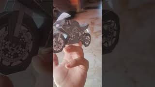 Energica ego electric bike paper craft artist [upl. by Manning502]