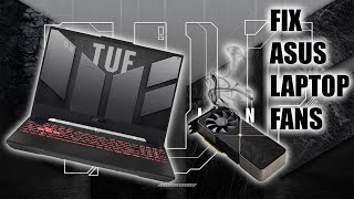 HOW TO FIX ASUS LAPTOP FANS NOT WORKING 2024 [upl. by Asta]