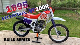 Cheap Trail Dirt Bike My 1995 Honda XR200 R First WalkAround [upl. by Anelhtak503]