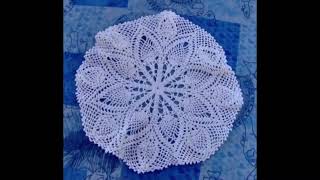 Napperons au crochet et tricot napperon crochet tricot crochetdesign faitmain [upl. by Ahsia]