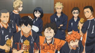 Haikyuu AMV  The Nights Thank You Haikyuu [upl. by Jaban]