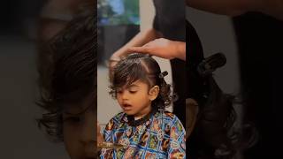 Baby hair cut 🥰🎀cute cutebaby [upl. by Arba]