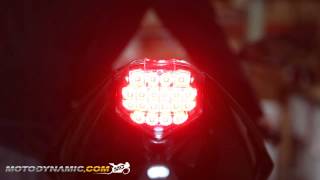 20132017 Triumph Daytona 675675R amp Street Triple R Sequential LED Tail Lights Clear Lens [upl. by Ecnarwal720]