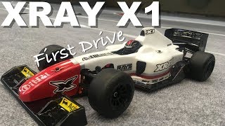 Xray X1  First Run 🏎💨 [upl. by Ateuqahs]