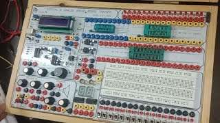 Digital Breadboard Trainer Kit Connection Digital Gate IC 74007402  Practicals  Engineering ITI [upl. by Rauch]