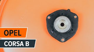 Wie OPEL CORSA B Domlager wechseln TUTORIAL  AUTODOC [upl. by Sirapal387]