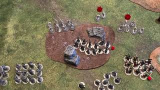 Saga battle report 13 AngloSaxons vs Vikings [upl. by Templa828]