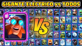 GIGANTE ELÉCTRICO vs TODAS LAS CARTAS en Modo Defensa [upl. by Alekal880]