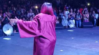 Xscapes Tamika Scott and Kandi Burruss Touching moment on stage in Detroit Chene park [upl. by Anaila]