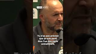 🇩🇿 Algérie 😡🗯️ Belmadi clashe un journaliste  quotToi depuis le début tu es en mission quot Shorts [upl. by Fortuna]