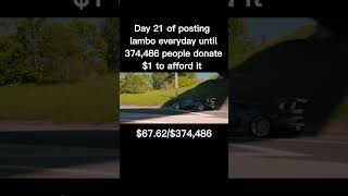 Thanks guys Please help make my dream come true❤️❤️ paypalcashapp in comment sections lambo [upl. by Nachison]