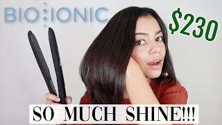 BIO IONIC 10X STYLING IRON ON CURLY HAIR  HONEST OPINION [upl. by Ggerg]