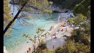 Jelenščica i Uboka Mošćenička Draga beach Croatia [upl. by Caralie]