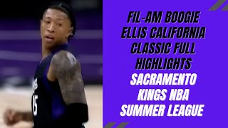 FilAm Boogie Ellis Sacramento Kings California Classic Highlights NBA Summer League 2025 [upl. by Najtsirk]