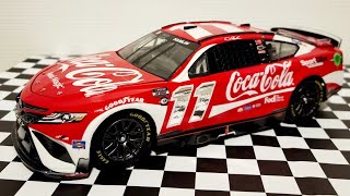 2023 Denny Hamlin Coca Cola Atlanta Toyota Camry 124 Custom Diecast [upl. by Alahs]