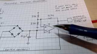 104 Circuit tutorial sawtooth generator w current sources diode switches hysteresis comparator [upl. by Jorin]