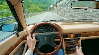 POV  1996 Maserati Ghibli II GT  ASMR driving up Passo dello Spluga [upl. by Judd525]