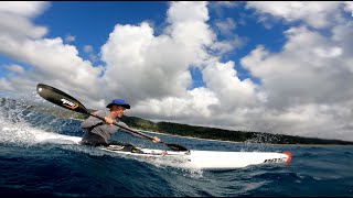 North Shore Oahu Surfski Downwind [upl. by Nissie]